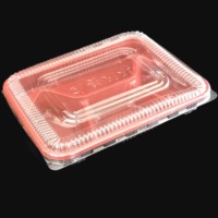 Boîte bento jetable à 4 compartiments, conteneur alimentaire personnalisé imprimé pour la livraison et la restauration