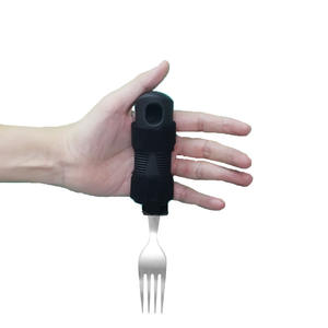 Venta caliente Utensilios para ancianos Vajilla Cubiertos Cuchillo y cucharas Cuidado de utensilios Cubiertos Plástico Mango largo Acero inoxidable - Product Image 1