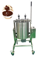 Nouvelle machine de raffinage et de mélange automatique pour la fabrication de beurre de soja, de noix, de fèves de cacao et de chocolat, en acier inoxydable SUS304, 3KW, capacité de 10 à 100L