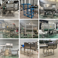Miscelatore a Nastro Orizzontale a Forma di U per Polveri Secche, Macchina Miscelatrice per Fertilizzanti, Alimenti, Condimenti e Materie Prime Chimiche