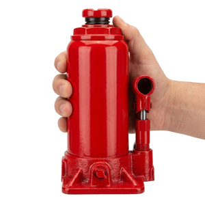Cric hydraulique bouteille 8 tonnes CE rouge bleu noir à prix abordable pour réparation automobile - Product Image 2