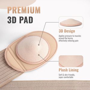 FSPG Cinturón de <span class=keywords><strong>Hernia</strong></span> <span class=keywords><strong>Umbilical</strong></span> para Hombres y Mujeres Carpeta de Soporte Abdominal con Almohadilla de Compresión Ventral Epigástrico Alivio Posquirúrgico - Product Image 5