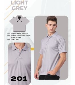 เสื้อยืดผ้ารังผึ้งระบายอากาศสำหรับผู้ชาย 180 GSM ผ้าแห้งเร็วนุ่ม น้ำหนักเบา สำหรับเล่นกีฬาและสวมใส่ลำลอง - Product Image 3