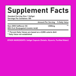 Suplementos Cla en Cápsulas Blandas Más Vendidos con Aceite de Cártamo No Modificado Genéticamente, Apoya la Reducción Natural de Grasa, Ayuda a Controlar el Apetito y los Antojos - Product Image 3