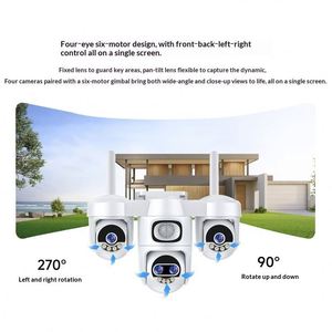 Cámara CCTV Compatible con Todas las Tarjetas SIM de Nigeria con Intercomunicador Infrarrojo Inalámbrico y Seguridad Interior/Exterior, Enlace P2P, Cámaras 50 - Product Image 2