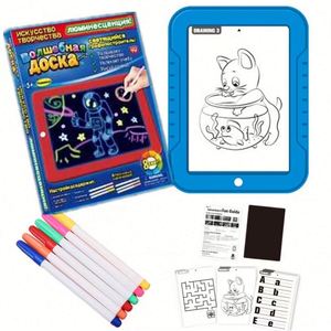 3d Children's Fluorescent Sketchpad Doodle Set Magic Light Drawing <b>Tablet</b> - Product Image 6