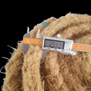 FIL DE CORDE DE COIR en fibre de coco naturelle 100% Filet de jardin écologique et biodégradable du Vietnam Meilleur prix - Product Image 1