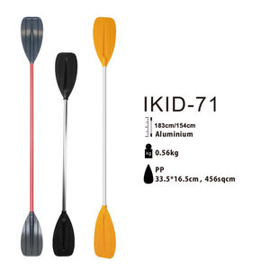 456sqcmキッドティーンユースウォータープレイSUPスタンドアップカヤックパドルカヌーオール2ブレードPPワンピースカヤックパドルカヤック用 - Product Image 3