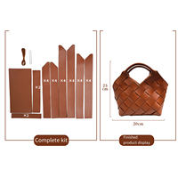 Sac de tempérament de jouet fait main DIY tissé à la main Sac à main de grande capacité