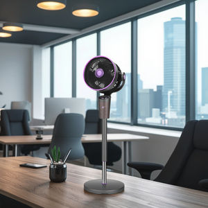 6,9-Zoll Elektrischer AC-Standventilator mit Fernbedienung, Höhenverstellbar, Digitale Steuerung, Geräuscharm, Luftkühlung, Energiesparend - Product Image 4