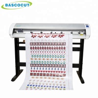 Machine de découpe de vinyle avec capteur optique de positionnement par point rouge, découpe automatique hors ligne par contour, 48 pouces, pour autocollants et traceurs