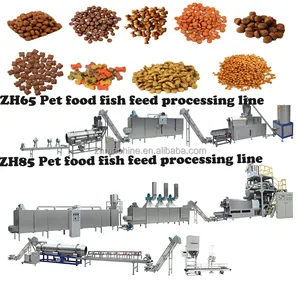 Hete Verkopende Gedroogde Brokjes Hondenvoer Machine Extruder Hond Kat Pet Food Verwerking Machine Line Plant