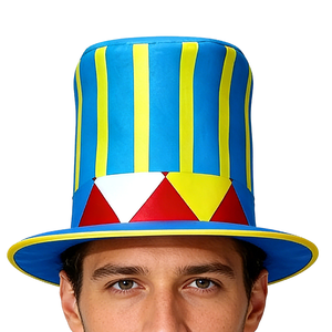 Sombrero de Payaso Colorido para Niños y Adultos, Divertido Sombrero de Disfraz de Circo para Fiestas, Carnavales, Espectáculos y Eventos - Product Image 6