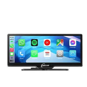 10.26 Inch Portable Wireless CarPlay Android 13 Car Stereo AutoRadio Car DVD Player Car Stereo BT GPS FM