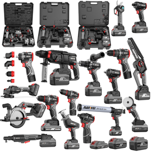 NANWEI Offre Spéciale Vente en Gros Kit d'Outils Personnalisable Clé à Cliquet Perceuse à Percussion Ciseaux Ensemble d'Outils Électriques NW-1T12 Sans Fil à Batterie - Product Image 4