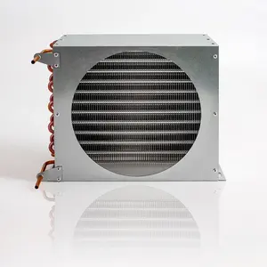 Multiple Effect Evaporator Air Cooled Condenser Copper Tube Heat Exchanger