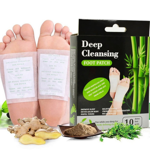Parches Desintoxicantes para Pies con Vinagre de Bambú 100% Natural, para Eliminar Toxinas, Adelgazar, Relajar, Perder Peso y Limpiar en Profundidad - Product Image 1