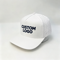 Gorra de Béisbol de Alta Calidad con Visera Ligeramente Curvada, Personalizada, de 5 Paneles, con Corte Láser, Resistente al Agua, para Deportes, Golf y Actividades