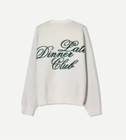 Pull en tricot jacquard à col rond à manches longues en coton 100% avec logo personnalisé, décontracté et surdimensionné, pour hommes