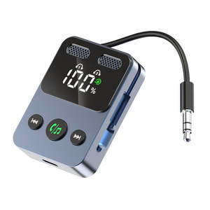 <span class=keywords><strong>Adaptateur</strong></span> audio <span class=keywords><strong>Bluetooth</strong></span> 5.3 2-en-1 <span class=keywords><strong>avec</strong></span> double micro, récepteur et émetteur, pour voiture, <span class=keywords><strong>TV</strong></span>, <span class=keywords><strong>casque</strong></span>, autonomie de 18h, BR17 - Product Image 4