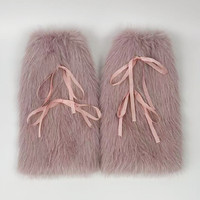 Chaussettes-chaussons souples pour femme, style Y2K, automne/hiver, avec détails nœud et lacets, mi-mollet, en polyester