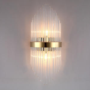 Pour UL certifié nordique moderne mur LED lampe nouveau Style moderne abat-jour en verre corps en cristal pour une utilisation intérieure pour salon chevet Ho - Product Image 6