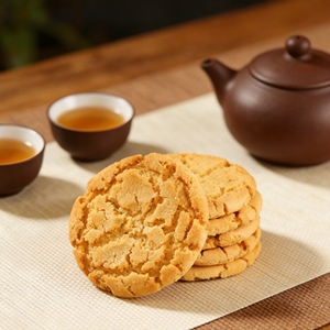 Biscuits et pâtisseries biologiques importés, faibles en sucre, directement de l'usine : Shortbread au beurre et pêche croustillante - Product Image 5