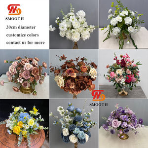 SMOOTH - Ramo de Flores Artificiales al por Mayor de 30 cm, Pequeño, para Centro de Mesa de Boda - Product Image 6