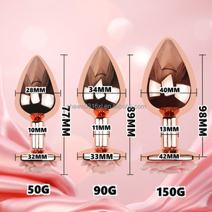 XLN Metal Butt Plug <strong>Anal</strong> 3 Sizes <strong>100</strong>% Waterproof &amp; Body Safe Adult Toy Men Women Easy Clean Discreet Sex Product Beginners - Product Image 3