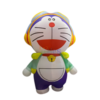 Vente en gros ballon gonflable de décoration d'événements de poupée de dessin animé Doraemon pour la publicité