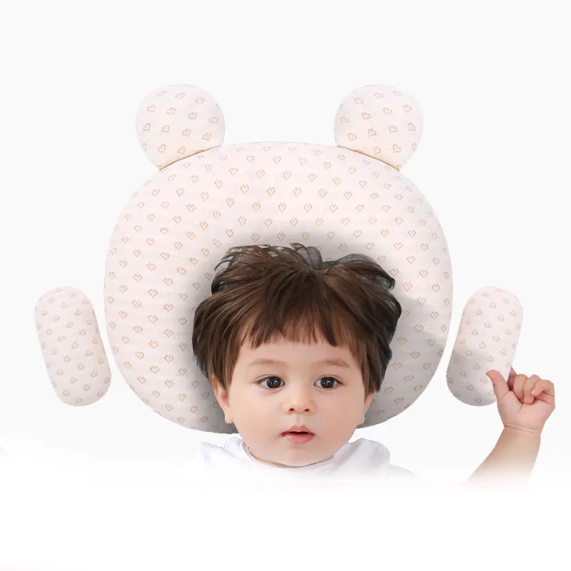 หมอนผ้าฝ้ายระบายอากาศได้สำหรับเด็ก,หมอนรูปตัวการ์ตูนรูปดาวหมอนรองศีรษะสำหรับเด็กทารกหมอนนอนเนื้อนุ่ม