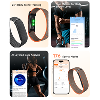 Pulsera Inteligente de Fábrica al por Mayor, Monitor de Ritmo Cardíaco, Oxígeno en Sangre, Sueño, Rastreador de Actividad Física, 170 Modos Deportivos, Batería de Larga Duración