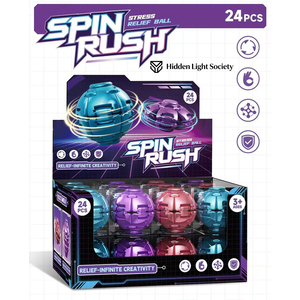 Bestseller: Pallina Antistress Girevole in Plastica Stampata a Iniezione, Giocattolo Promozionale Rotante per Alleviare lo Stress - Product Image 5