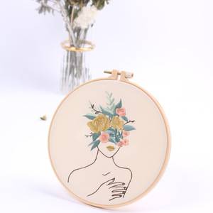 Kit de <span class=keywords><strong>bordado</strong></span> de girasol DIY de belleza botánica, juego de costuras creativas para adultos, <span class=keywords><strong>bordado</strong></span> de arte corporal para adultos, <span class=keywords><strong>bordado</strong></span> DIY - Product Image 5