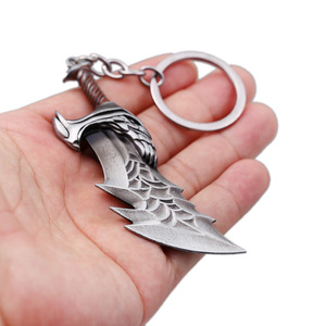New Chiến Tranh Thiên Chúa 5 Kratos Thanh Kiếm Keychain Ax Lá Chắn Vũ Khí <span class=keywords><strong>Key</strong></span> Chủ Cho Lưu Niệm - Product Image 2