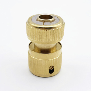 Connecteur de raccordement en laiton fileté 1/2 pouce pour tuyau d'arrosage, tuyau d'irrigation, durable - Product Image 2