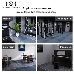 MASTER ACOUSTIC Shock-absorbing PAD <strong>Vibration</strong> <strong>Isolation</strong> Pad Soundproofing Gym Sheet - Product Image 6