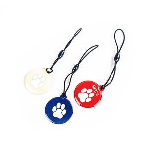 Customizable Transparent Silicone Epoxy Wooden RFID Chip Smart <b>Dog</b> ID <b>Tag</b> NFC Code <b>Engrave</b> Pet <b>Tag</b> Keychain for Payment Hotel - Product Image 3