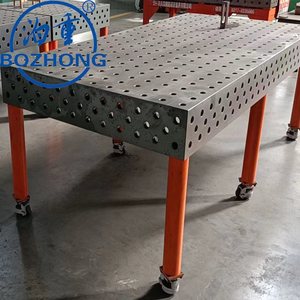 2000*1000*200mm nouvelle <span class=keywords><strong>table</strong></span> de soudage en acier moulé 3D avec échelles de mesure et accessoires nitrurés pour l'utilisation de la station de soudage - Product Image 5