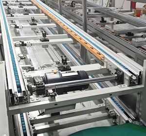 Toshine Heavy Duty Pallet Conveyor System PVC/Nylon/Stainless Steel Belts Anti-Bacterial Oil Resistant Adjustable Speed (Max - Product Image 1