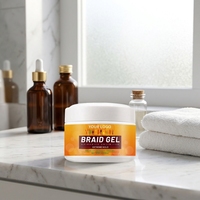Pomata Biologica Professionale a Tenuta Forte e Asciugatura Rapida per Trecce/Dreadlock/Extension - Formula all'Olio di Argan