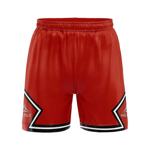 Shorts de <span class=keywords><strong>basket</strong></span> personnalisés vierges en coton French Terry pour homme – Style streetwear décontracté pour l'été - Product Image 1