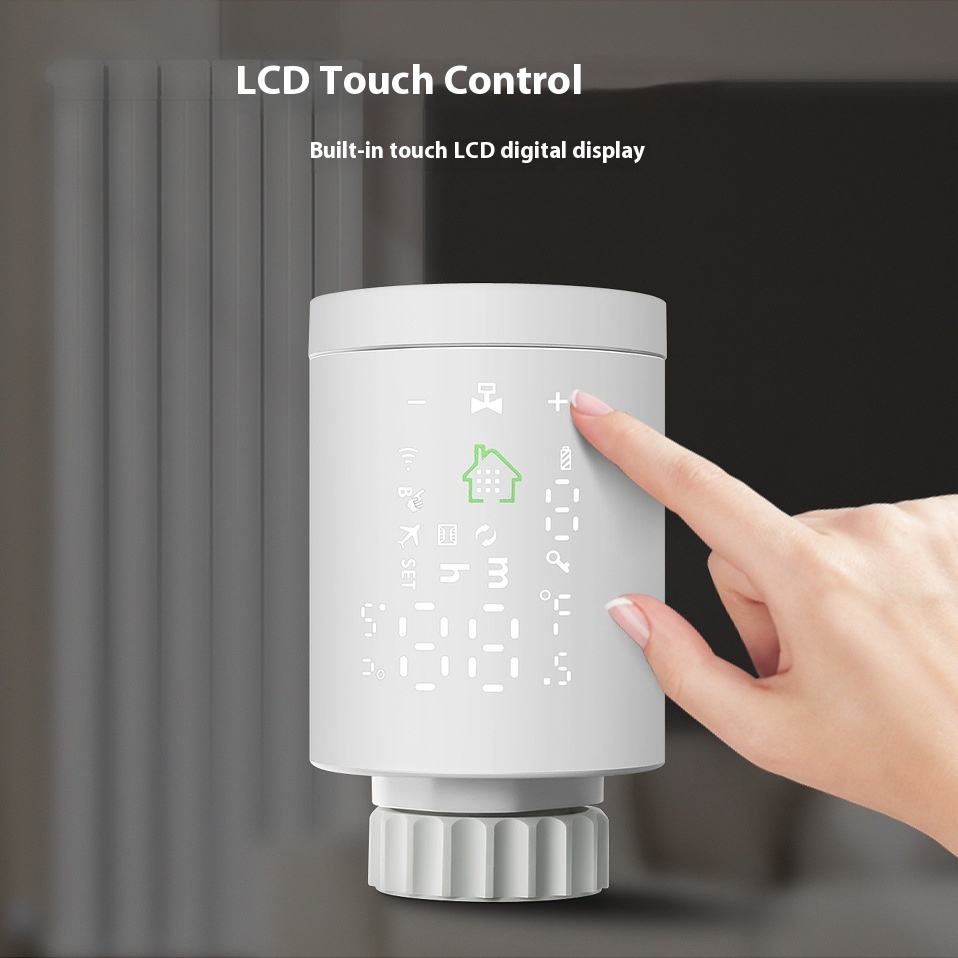 Zigbee Smart Programmable Anti-condensation TRV Thermostat Modern ...