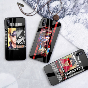 Funda de teléfono con estampado de Anime para <span class=keywords><strong>Iphone</strong></span>, <span class=keywords><strong>11</strong></span> Pro, X, Se2020, Coque Glass, A51, S20, P40lite - Product Image 2