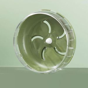 Roue de course pour hamster, tapis roulant léger en PP, style classique, silencieux, antidérapant, peut être accroché à la cage, jouet pour petits animaux, grande taille - Product Image 1