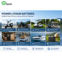 Batterie au lithium LiFePO4 haute capacité avec Bluetooth pour tricycle électrique commercial et véhicule de livraison