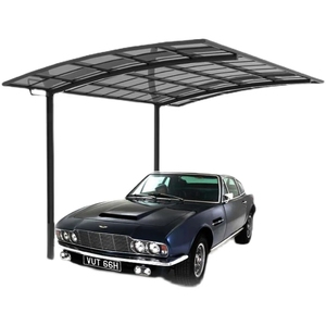 Structure en aluminium robuste personnalisable, abri pour voiture autoportant, toiture en polycarbonate, tente de stationnement pour voiture, auvent à structure métallique - Product Image 1