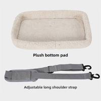 Nouveau sac de transport pour chat de grande capacité, respirant et pratique, sac de transport pour animaux de compagnie pour voiture, sac à dos pour chien de couleur unie à la mode, à porter à l'épaule