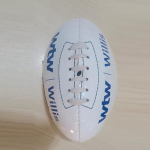Ballon de rugby personnalisé de haute qualité, léger et durable, pour les écoles, les clubs, les sports de plein air, avec logo, couleurs et tailles personnalisés - Product Image 1