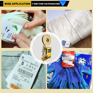 Updated Zero Damage Pneumatic Machine BOS-163 Socks Tag Tagging Machine Works for Continuouse Tag <b>Pins</b> <b>Roll</b> - Product Image 3